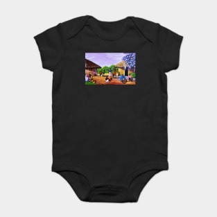 African Village Artwork, African People, Black History Baby Bodysuit
